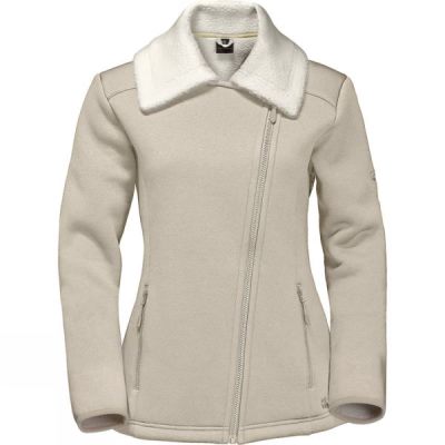 Chaquetas Jack Wolfskin Terra Nova Mujer - Beige - Chile MGU051396